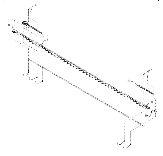 47542082 - блок подрезающих ножей