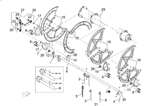 87560462 - Упорная пластина
